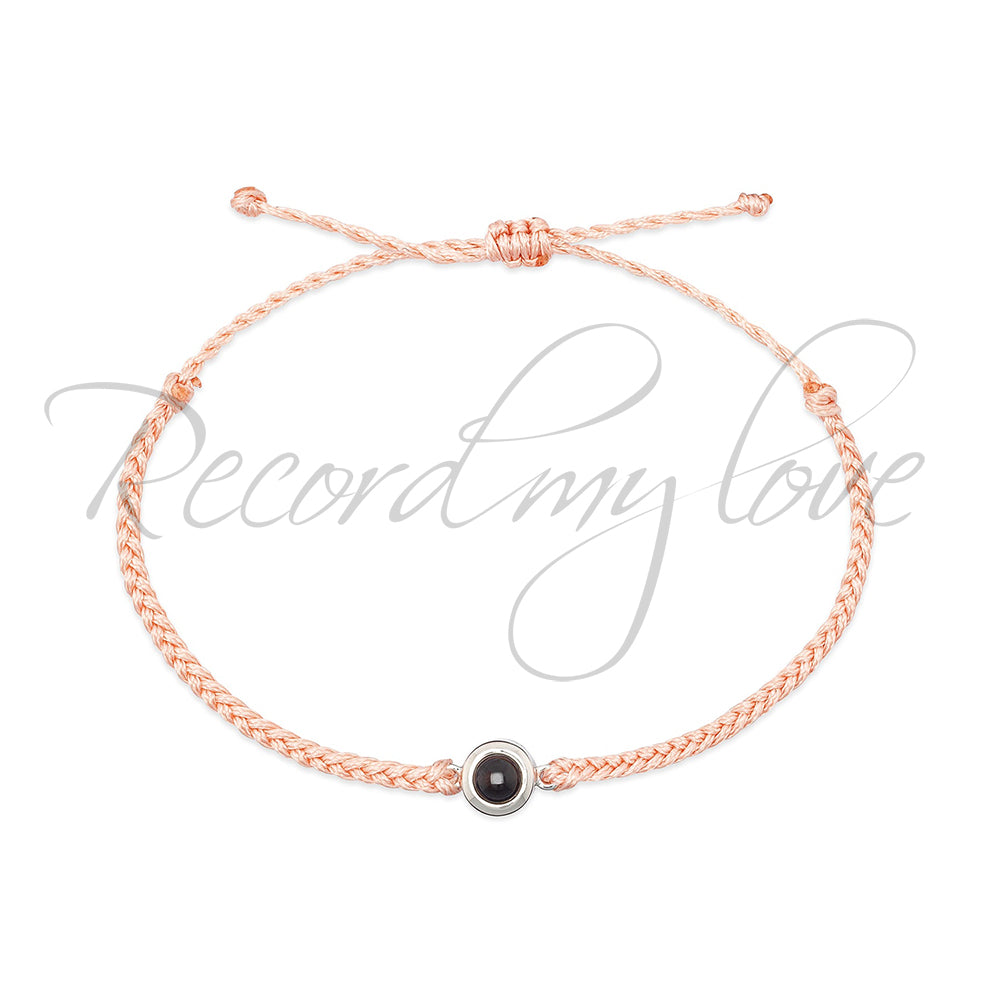 Heart Shaped/Sphere Photo Projection Bracelet