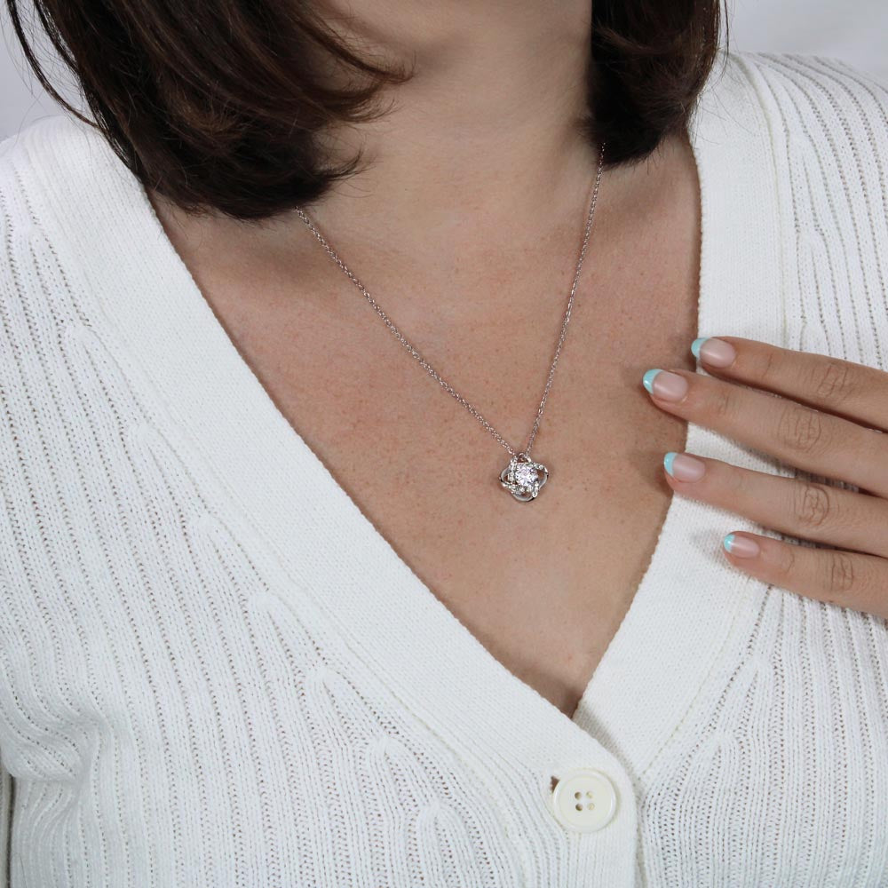 Liebesknoten-Halsketten-Geschenkset für Mama