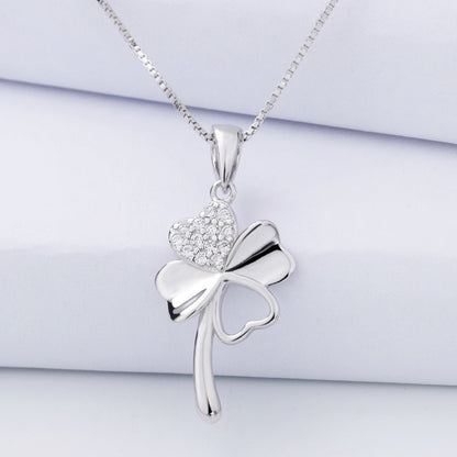 Four-leaf clover necklace