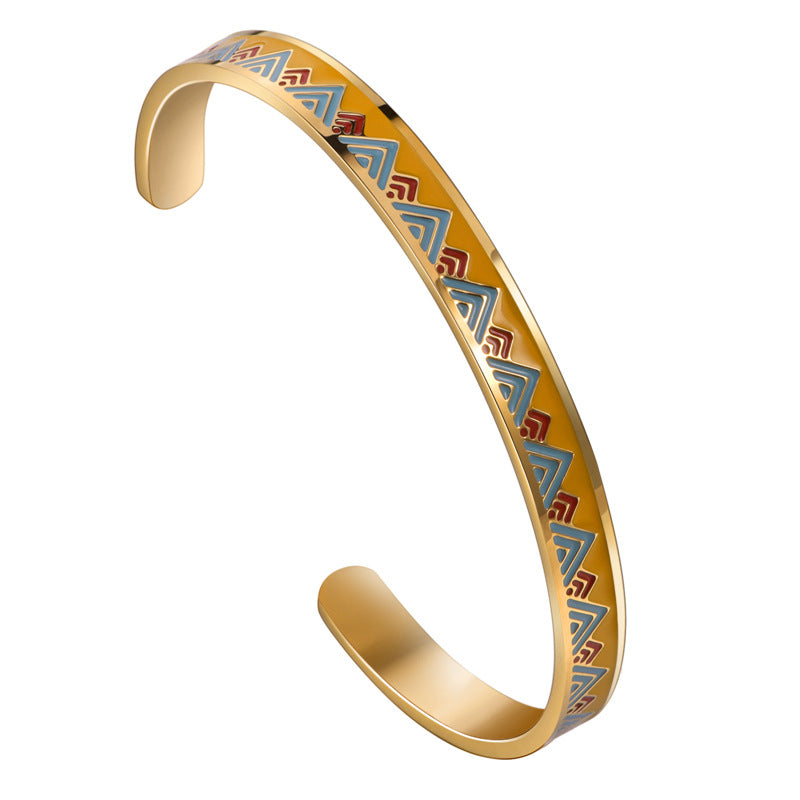 Bohemian Colorful Enamel Lucky Bracelet