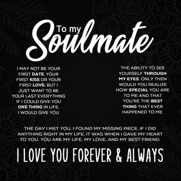 To Soulmate Message Card