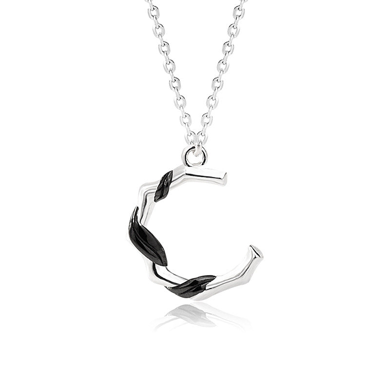 Sterling Silver “Childhood Sweetheart” Couple Necklace