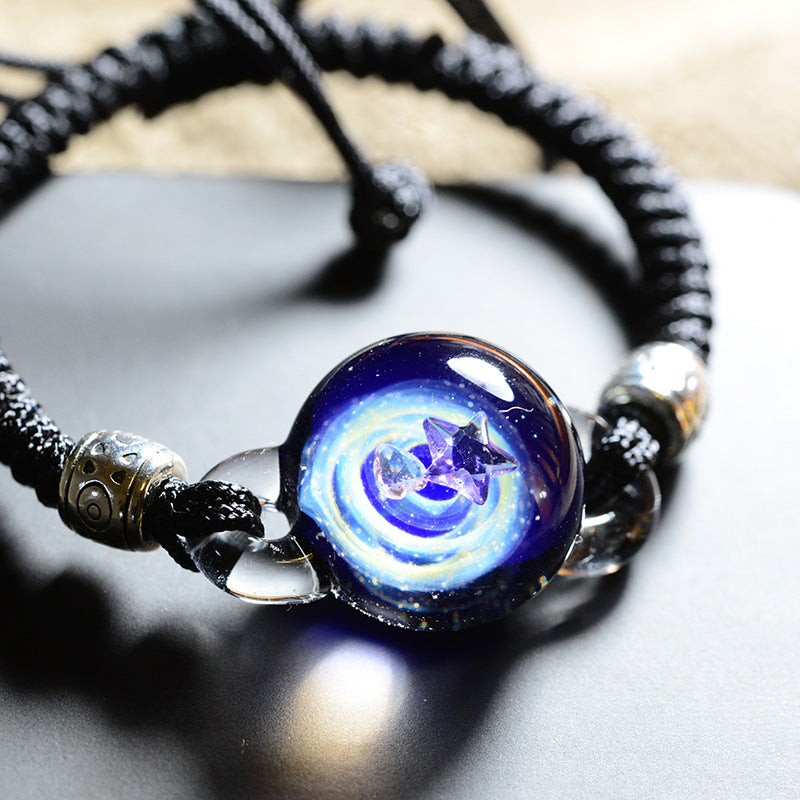 Bracelet en verre élément univers créatif