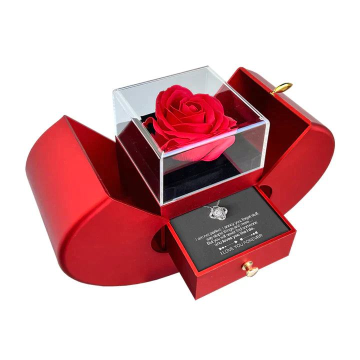 Cadeau Forever Rose - Collier spécial 