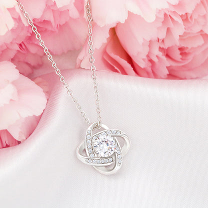 Love Knot Necklace Coffret cadeau pour maman